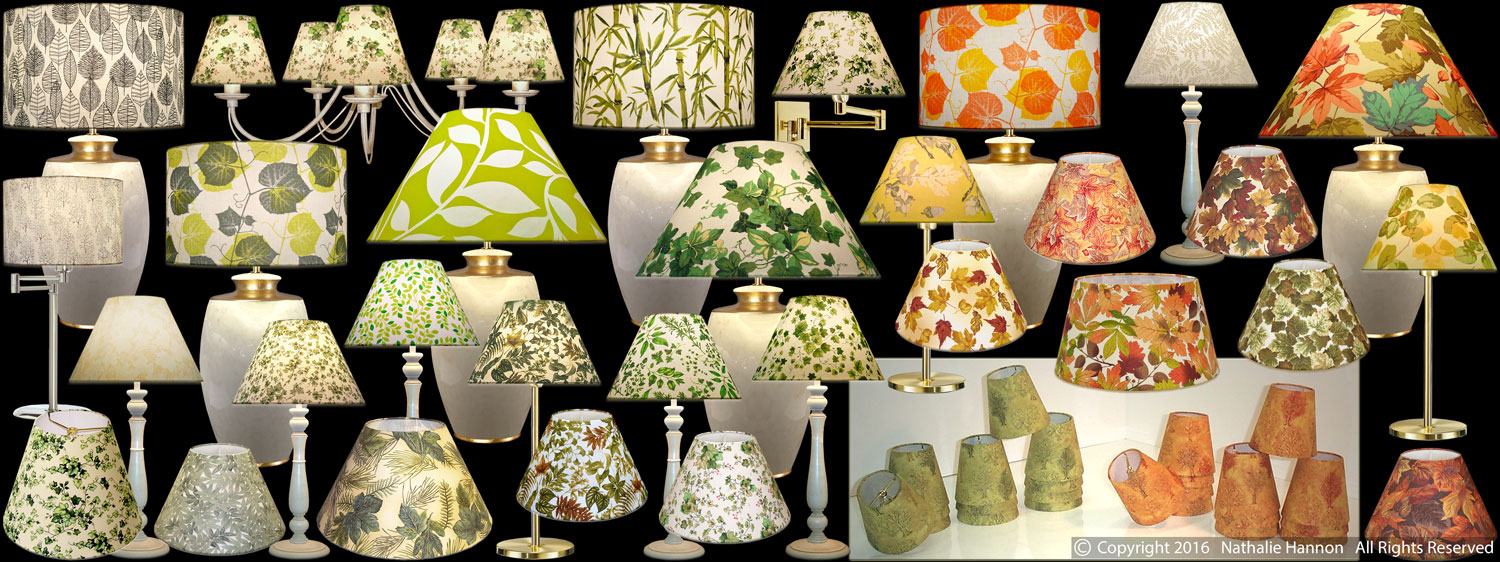 Lampshades Leaves