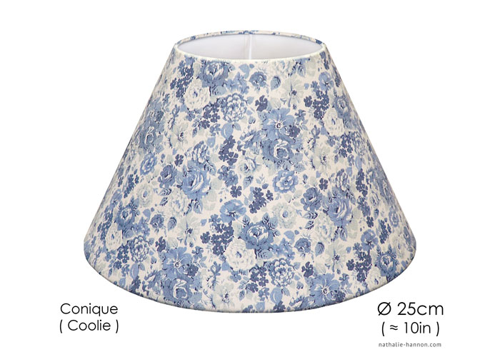 Abat-jour Tiny Florals - Blue