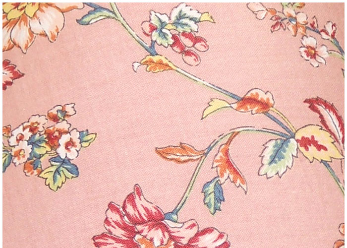 Lampshade Fleurs - Rose Praliné