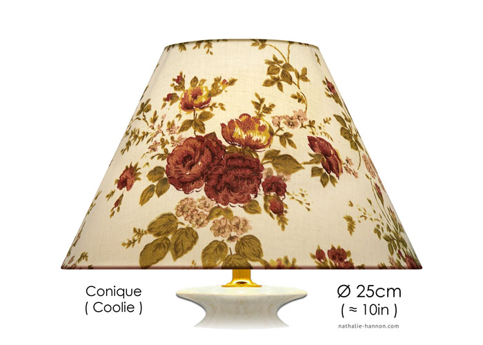 Lampshade Fleurs Anciennes