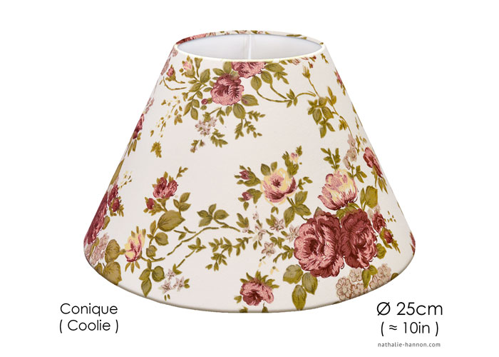 Lampshade Fleurs Anciennes