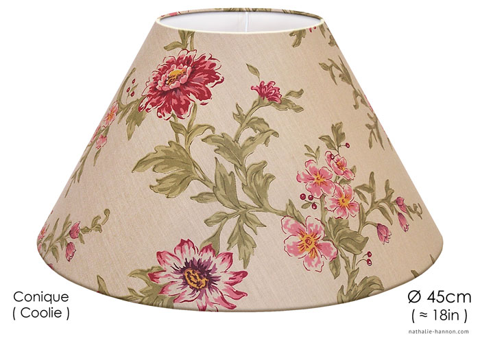 Abat-jour Antique Florals - Beige