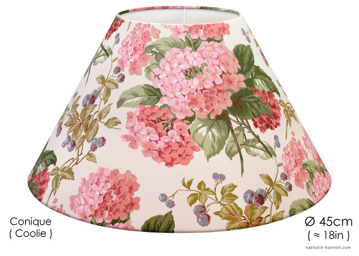 Lampshade Hortensia - Rose