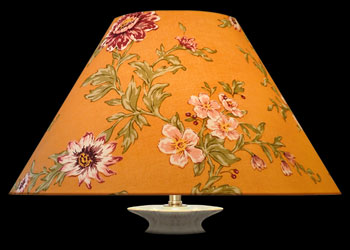 Lampshades Antique Florals - Orange