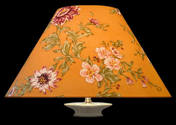 Abat-jour Antique Florals - Orange