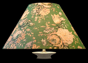 Lampshades Fleurs - Vert Ancien