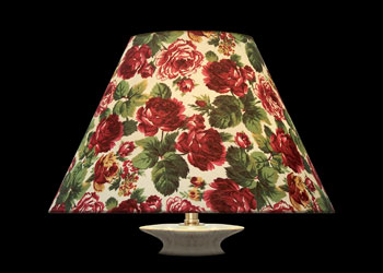 Lampshades Roses - Burgundy Red