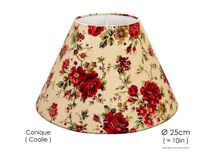 Lampshade Dark Florals