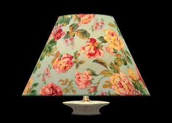 Lampshades Romantic Flowers - Blue