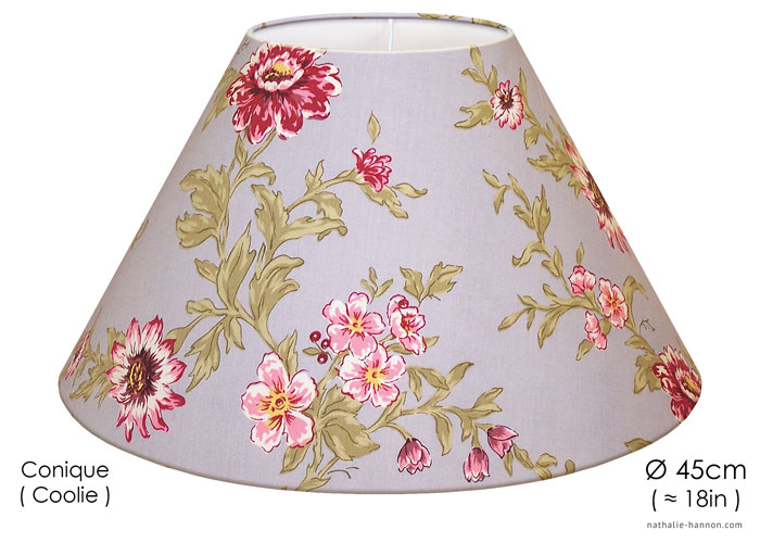 Lampshade Antique Florals - Blue