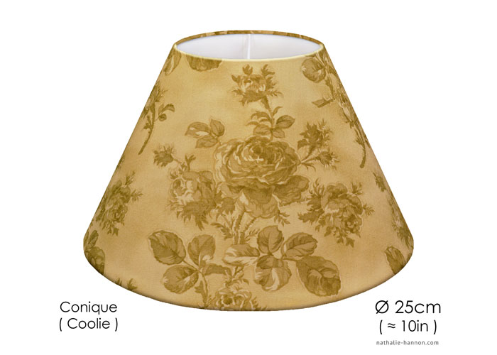 Lampshade Rose Bouquet - Kaki