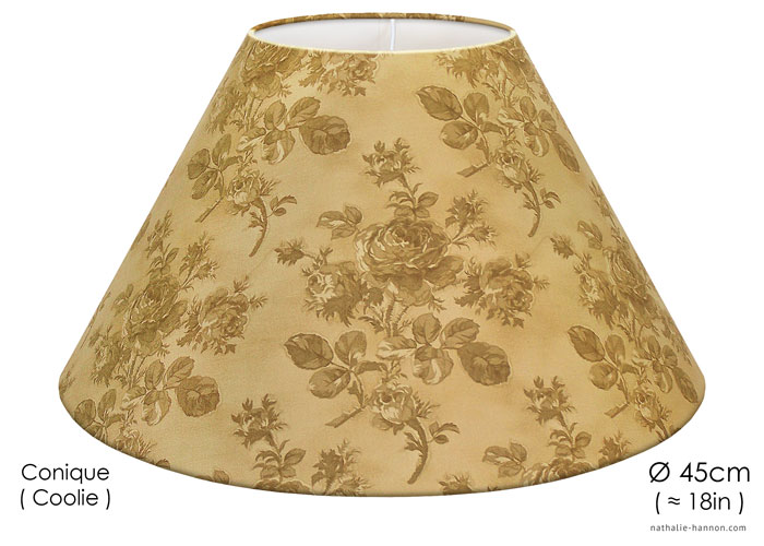 Lampshade Rose Bouquet - Kaki