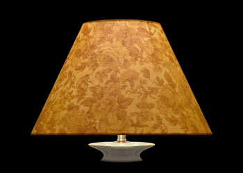 Lampshades Floral Jaune Ocre