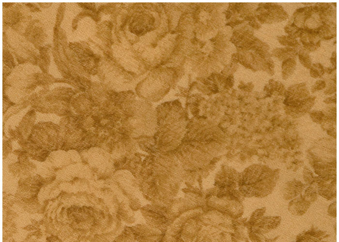 Abat-jour Floral Jaune Ocre