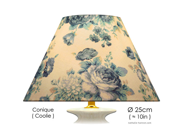 Lampshade Bouquet - Bleu