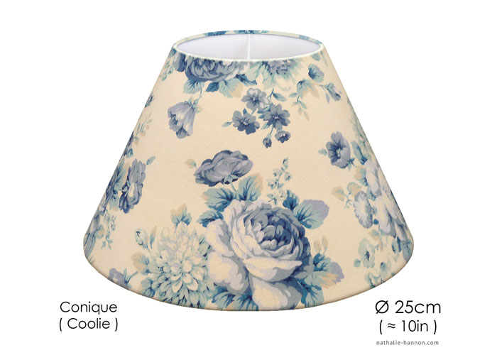 Lampshade Bouquet - Bleu