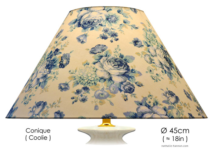 Lampshade Bouquet - Bleu