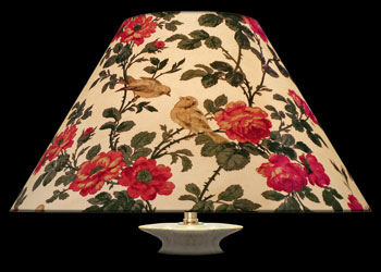 Lampshades Birds and Roses