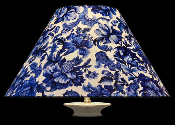 Lampshades Blue Florals