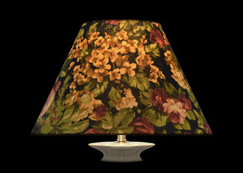 Lampshades Winter Floral - Black