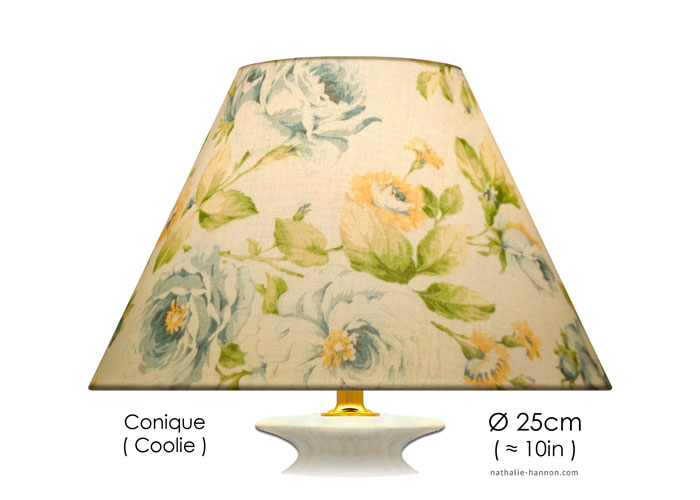 Lampshade Spring Florals - Blue