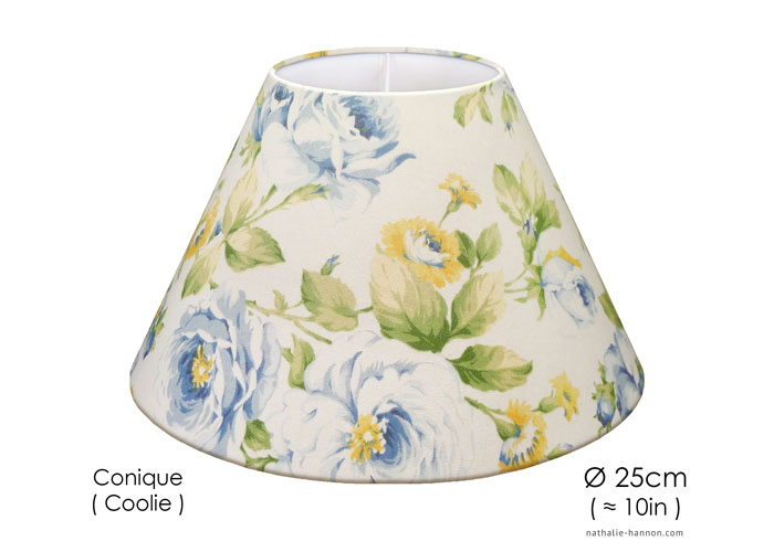 Lampshade Spring Florals - Blue