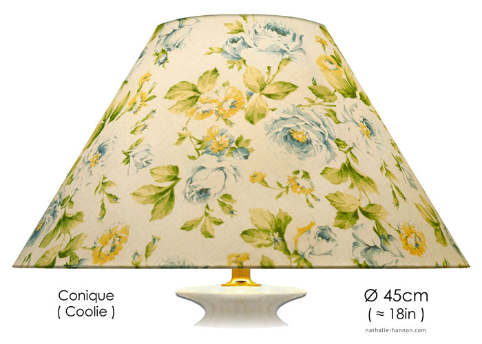 Lampshade Spring Florals - Blue