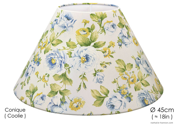 Lampshade Spring Florals - Blue