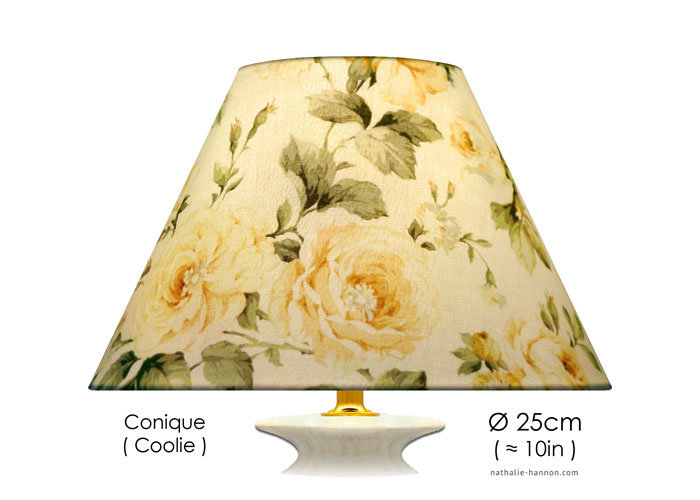 Lampshade Spring Florals - Yellow