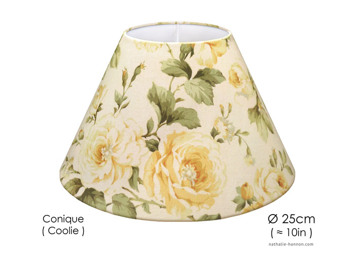 Lampshade Spring Florals - Yellow