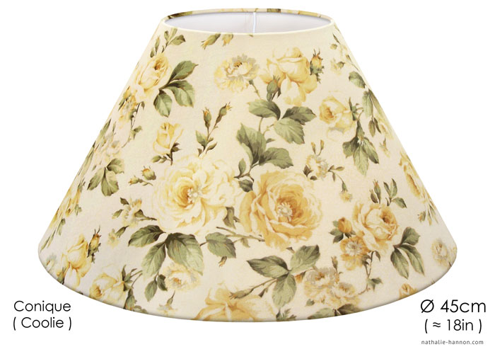Lampshade Spring Florals - Yellow