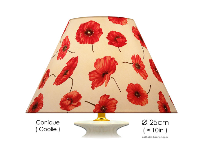 Abat-jour Coquelicot