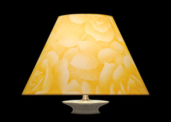 Lampshades Yellow Roses