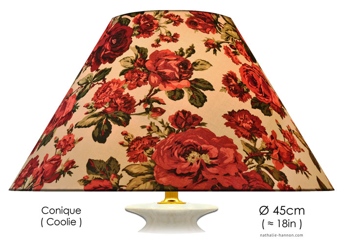 Lampshade Winter Roses