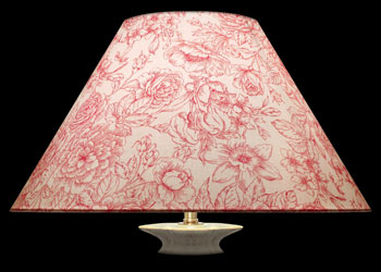 Lampshades Décor Fleuri Rouge