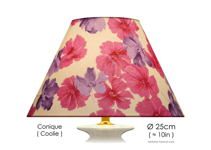 Lampshade Floral Pinks