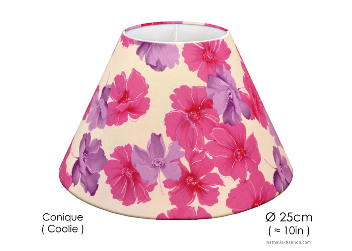 Lampshade Floral Pinks