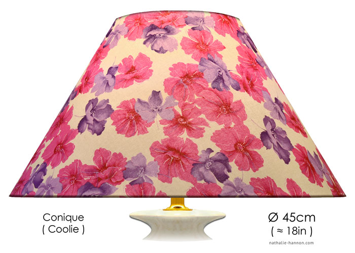 Lampshade Floral Pinks