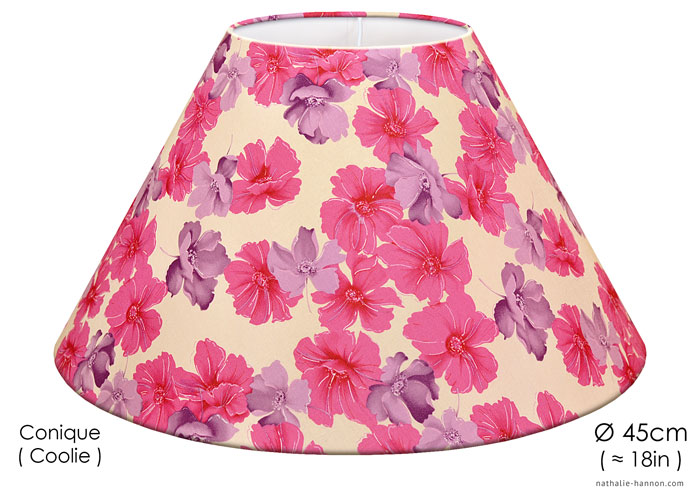 Lampshade Floral Pinks