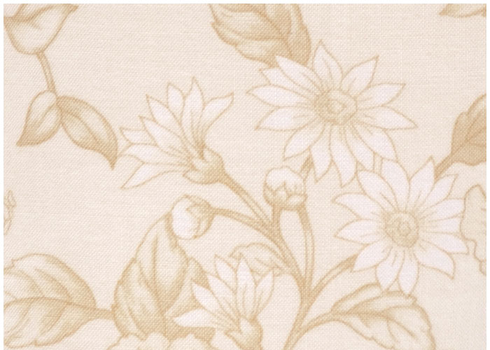 Abat-jour Fleuri Beige