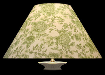 Lampshades Fleuri Vert