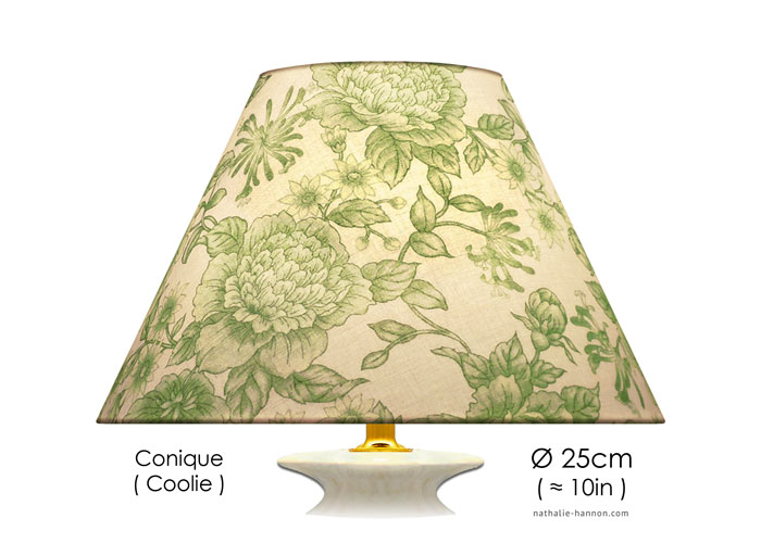 Lampshade Fleuri Vert