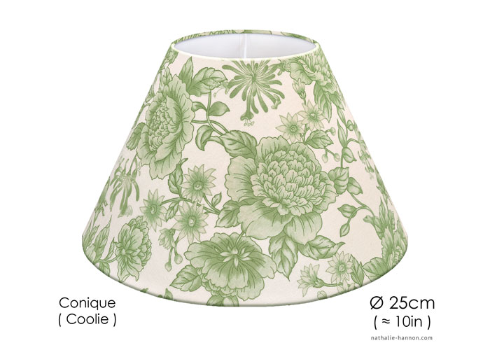 Lampshade Fleuri Vert