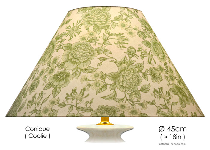 Lampshade Fleuri Vert