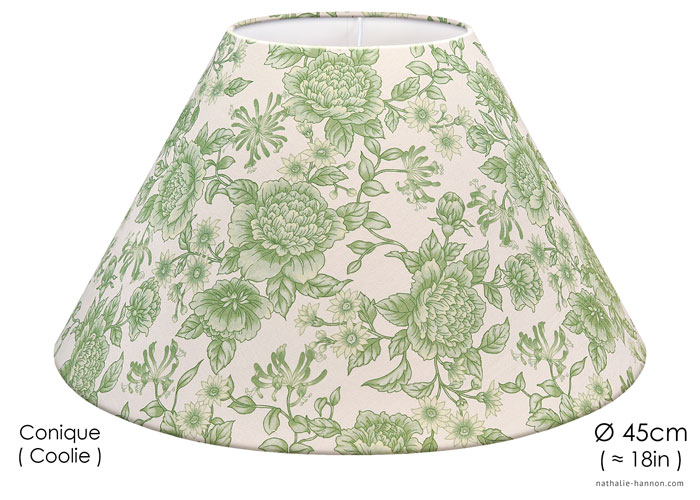 Lampshade Fleuri Vert