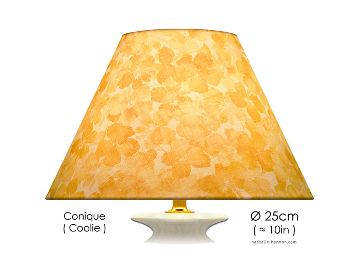 Lampshade Golden Florals