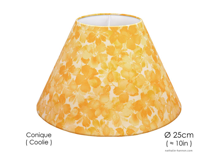 Lampshade Golden Florals