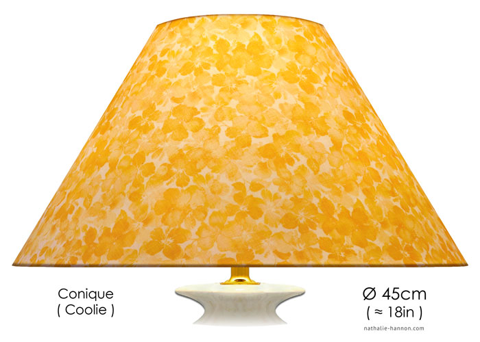 Lampshade Golden Florals