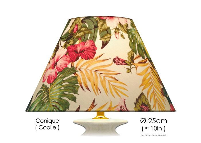 Lampshade Tropical Florals