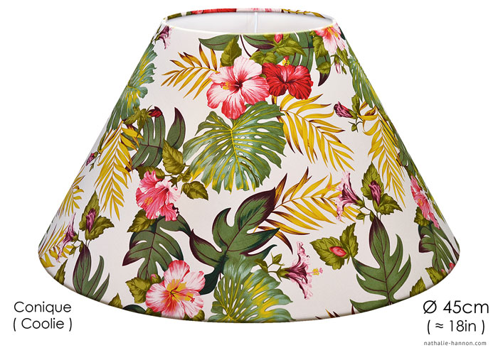 Lampshade Tropical Florals
